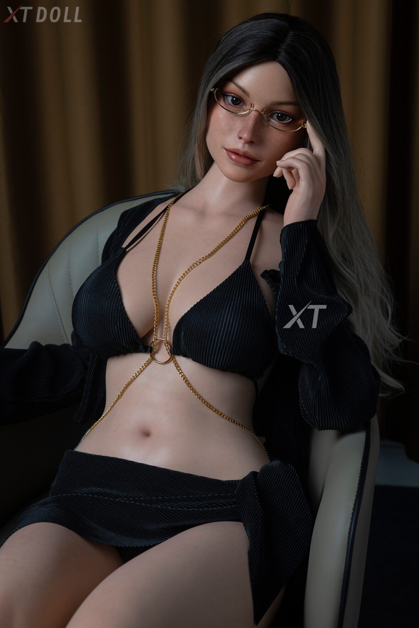 Margaret - 165cm E-Cup Big Chest full Silicone Head XT Doll image15