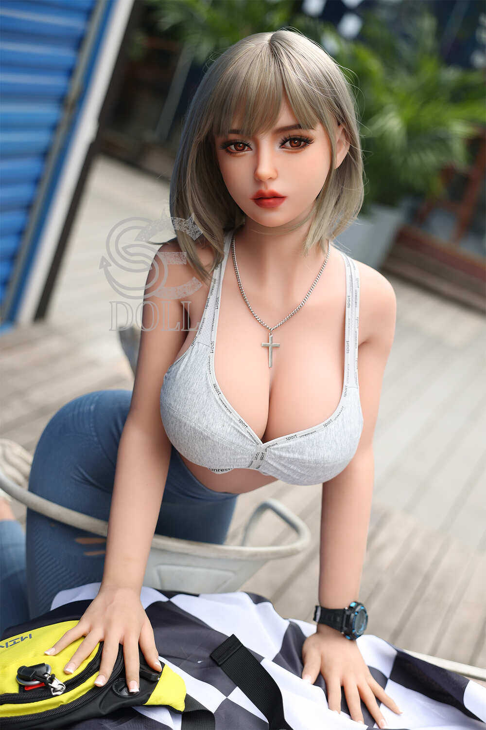 161cm(5ft3) F-Cup TPE Head Wheat Aven Facial Makeup Jelly Chest SE Doll image8