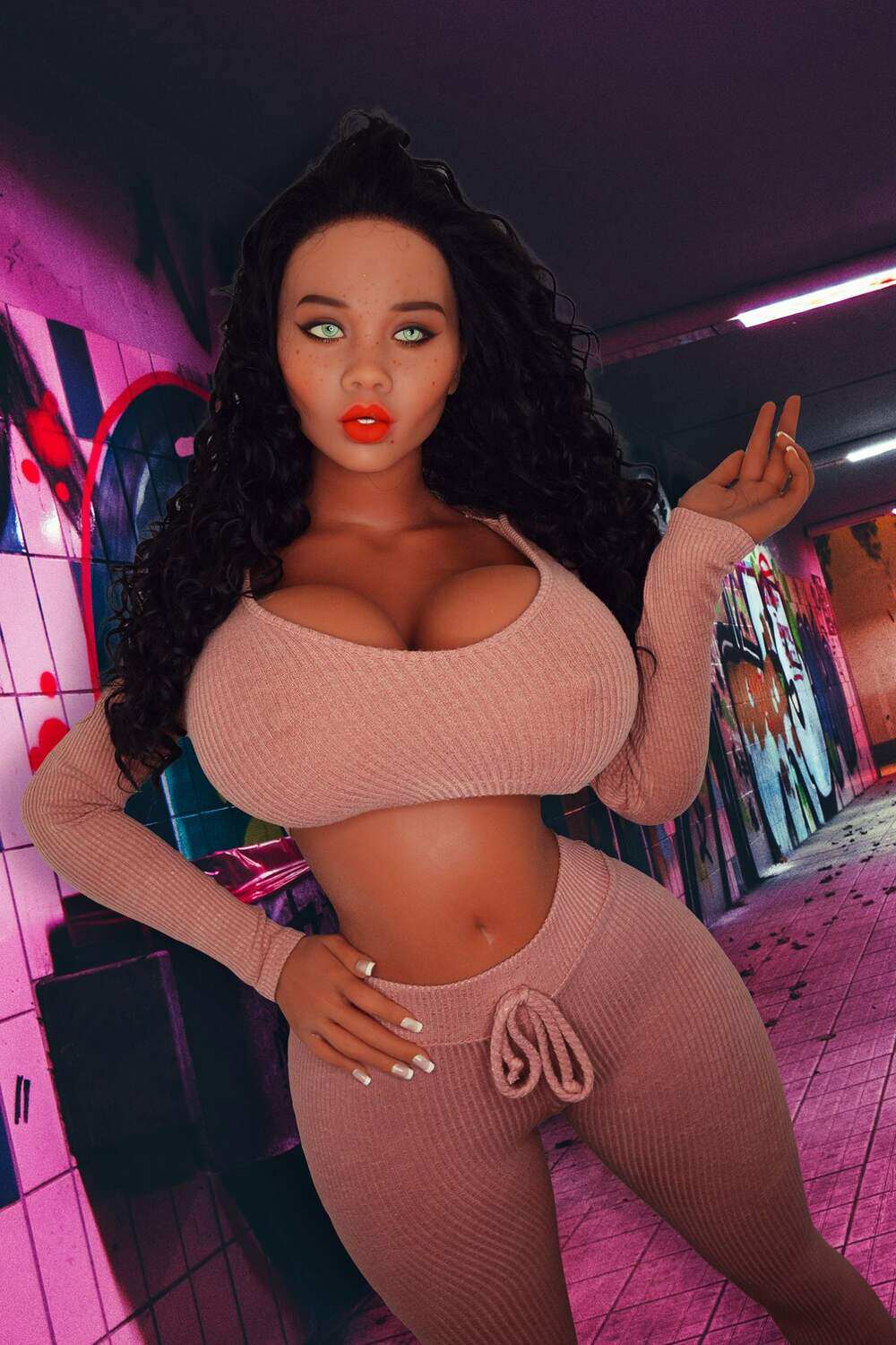 Amerie - Pretty Huge Breast Sex Doll Harmony YL Love Doll image1