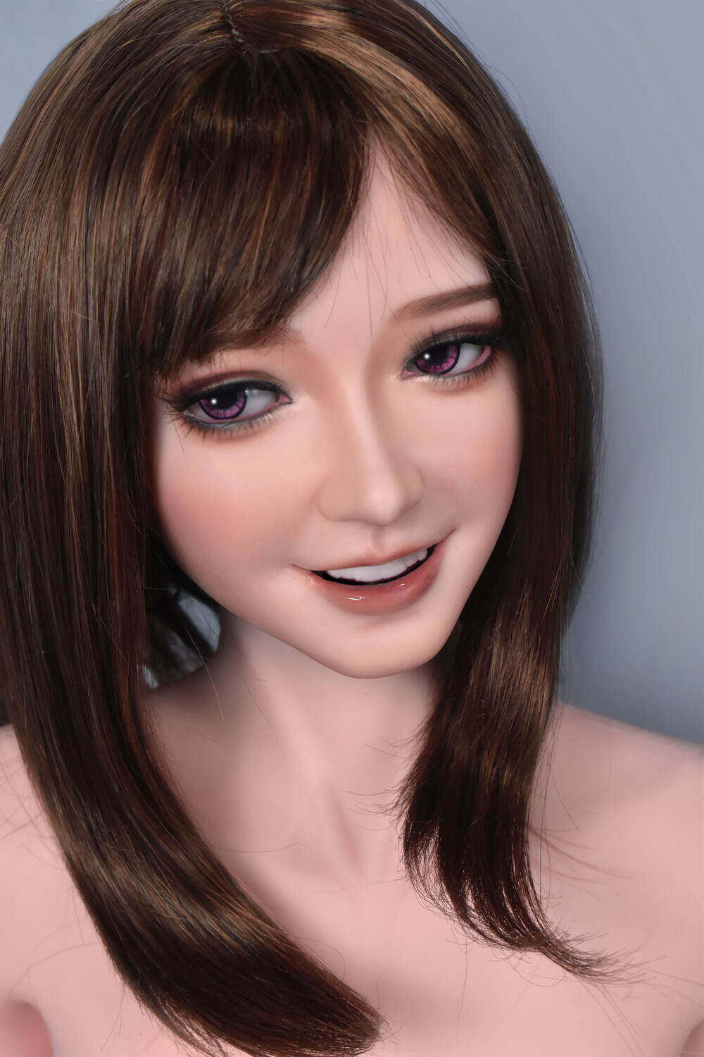 150cm(4ft11) Optional Silicone Head Face Makeup Jelly Chest Daliyah Elsababe Doll image2