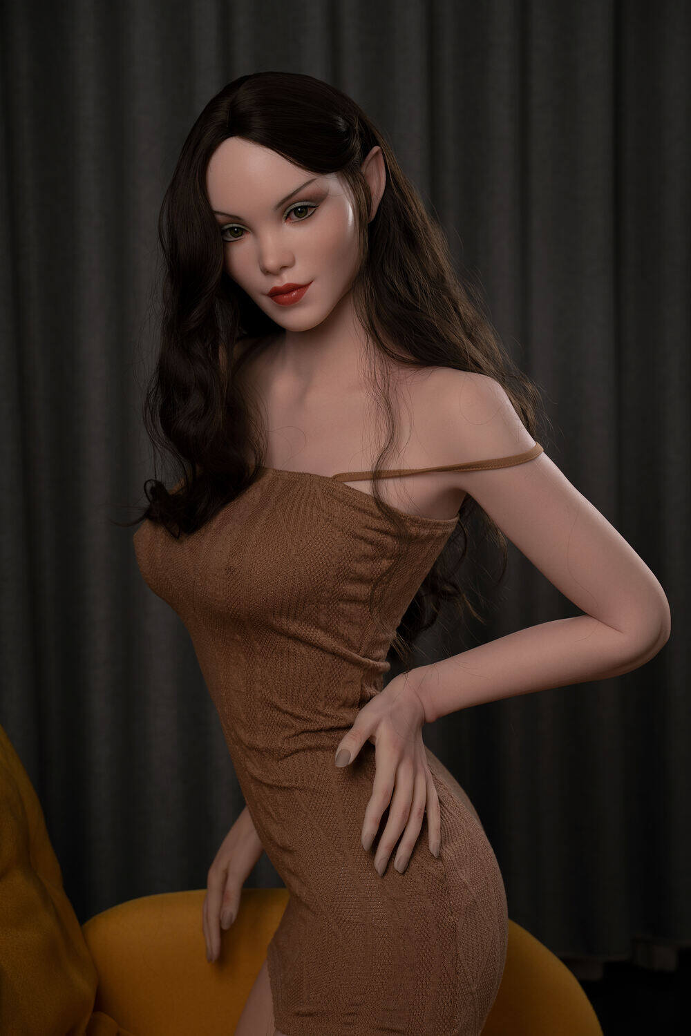 Pretty Silicone Head 170cm(5ft7) Hrothberta Of The Sexy White Skin Zelex Doll image1