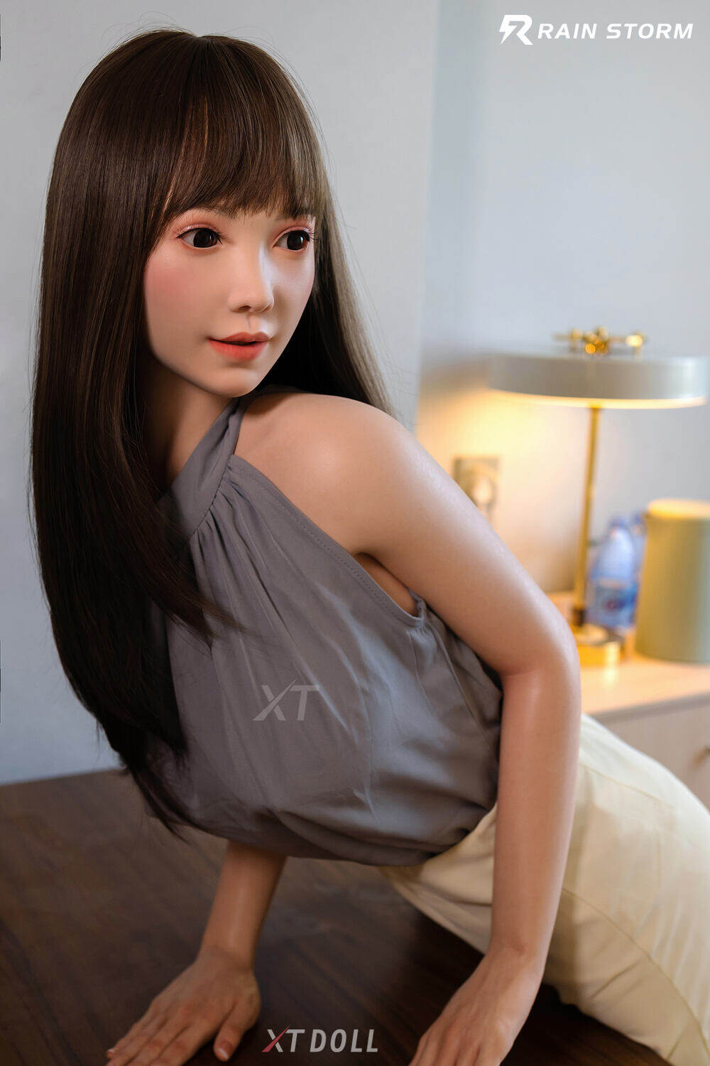 Pretty Silicone Head 163cm(5ft4) Khloey Of The Sexy White Skin XT Doll image11