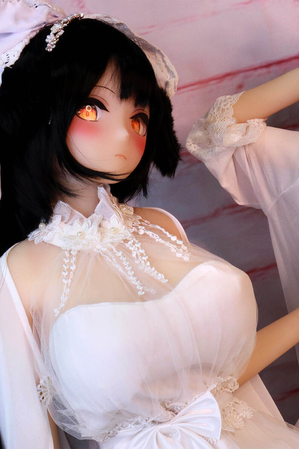 155cm(5ft1) F-Cup / H-Cup TPE Head Makeup Annelise Chest Aotume Doll image5