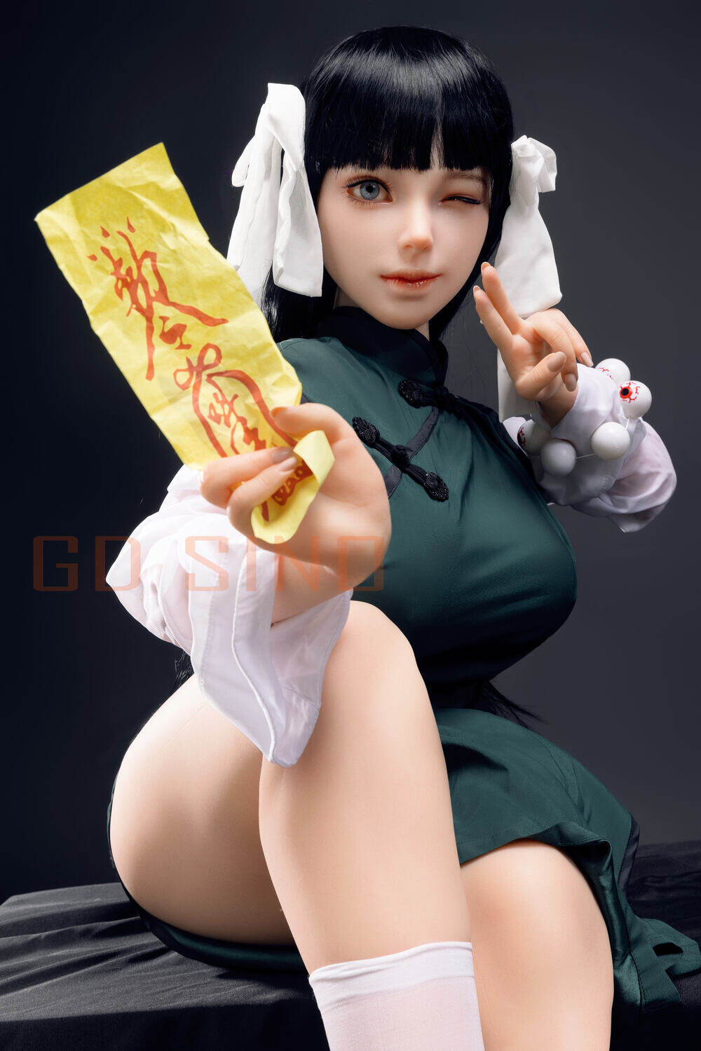 Janie - 166cm(5ft5) Large Breast Full Silicone Head Sino Doll image1