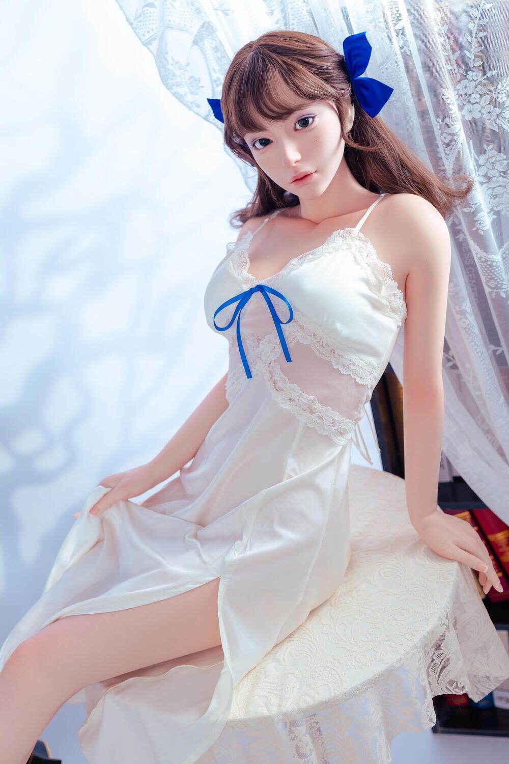 Mattison - 158cm(5ft2) FU Doll C-Cup White Skin With Silicone Head & TPE Body Sex Dolls image9