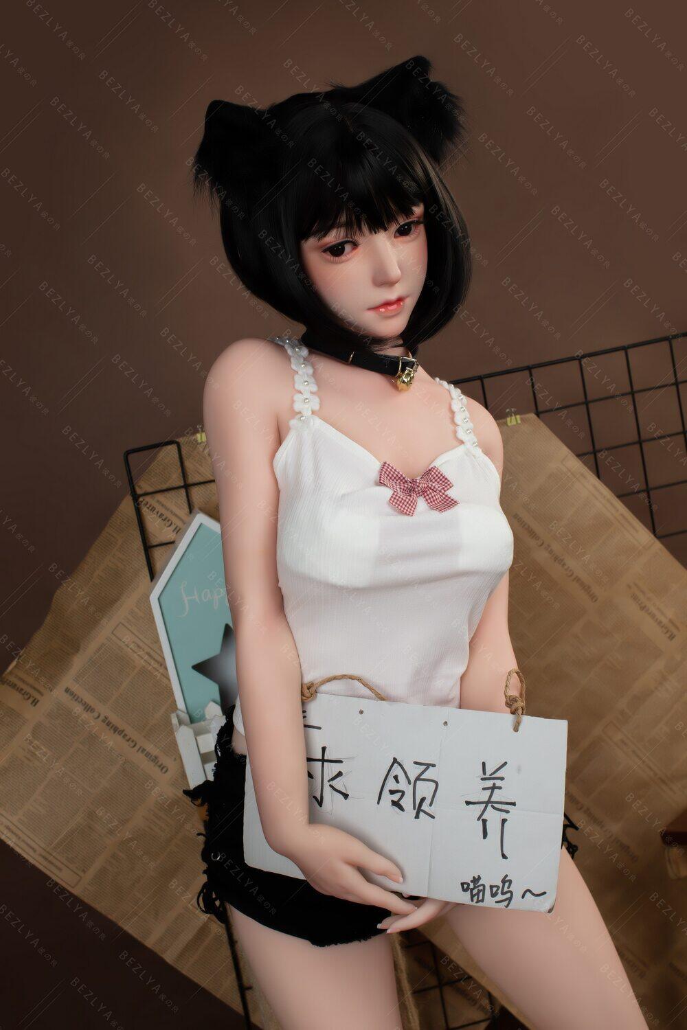 Elly 149cm(4ft11) D-Cup Enchanting Silicone Head & TPE Body Bezlya Sex Doll image7