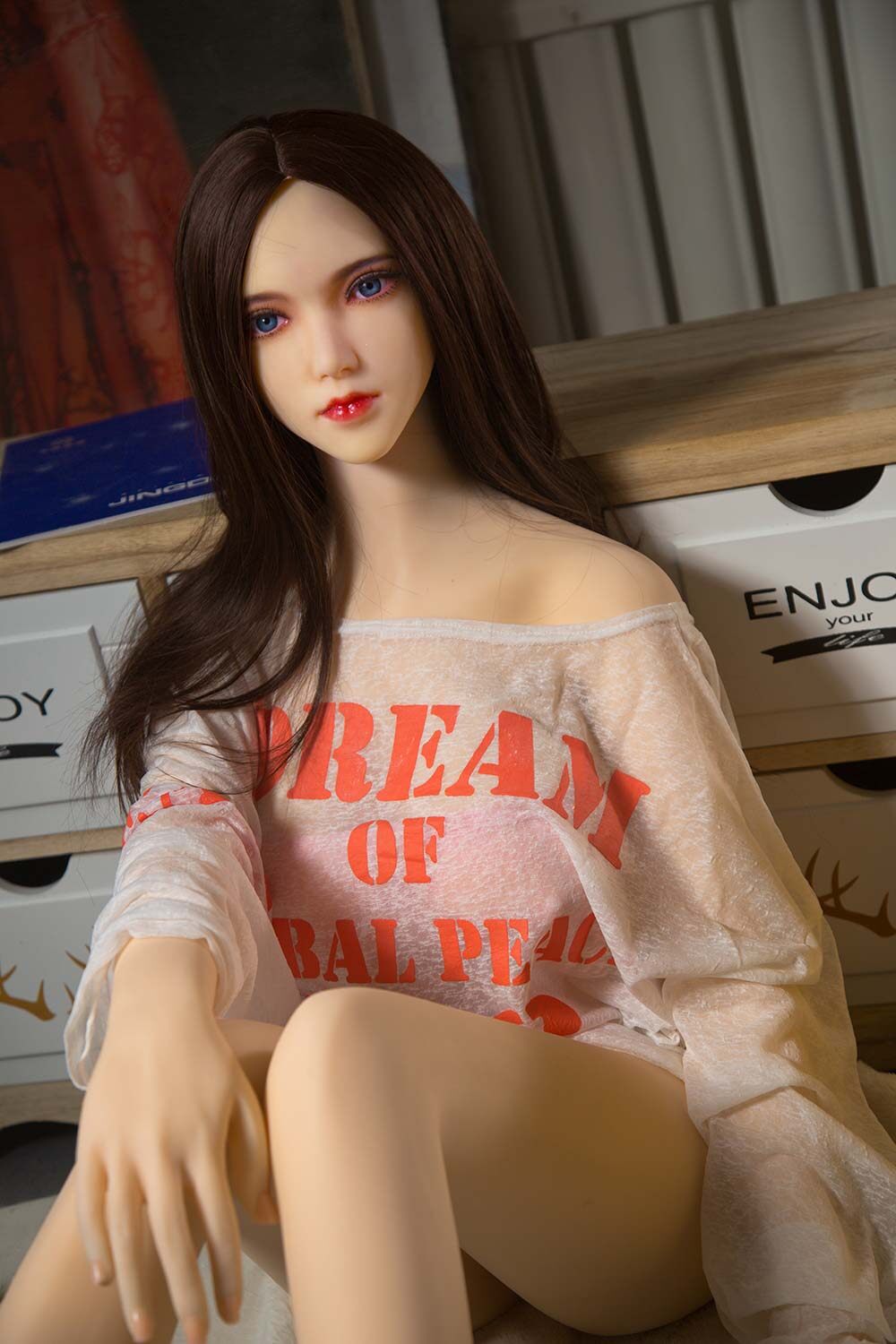 Leann - G-Cup Pretty Qita 158cm(5ft2) Love Dolls Real Sex Doll Demonstration image1