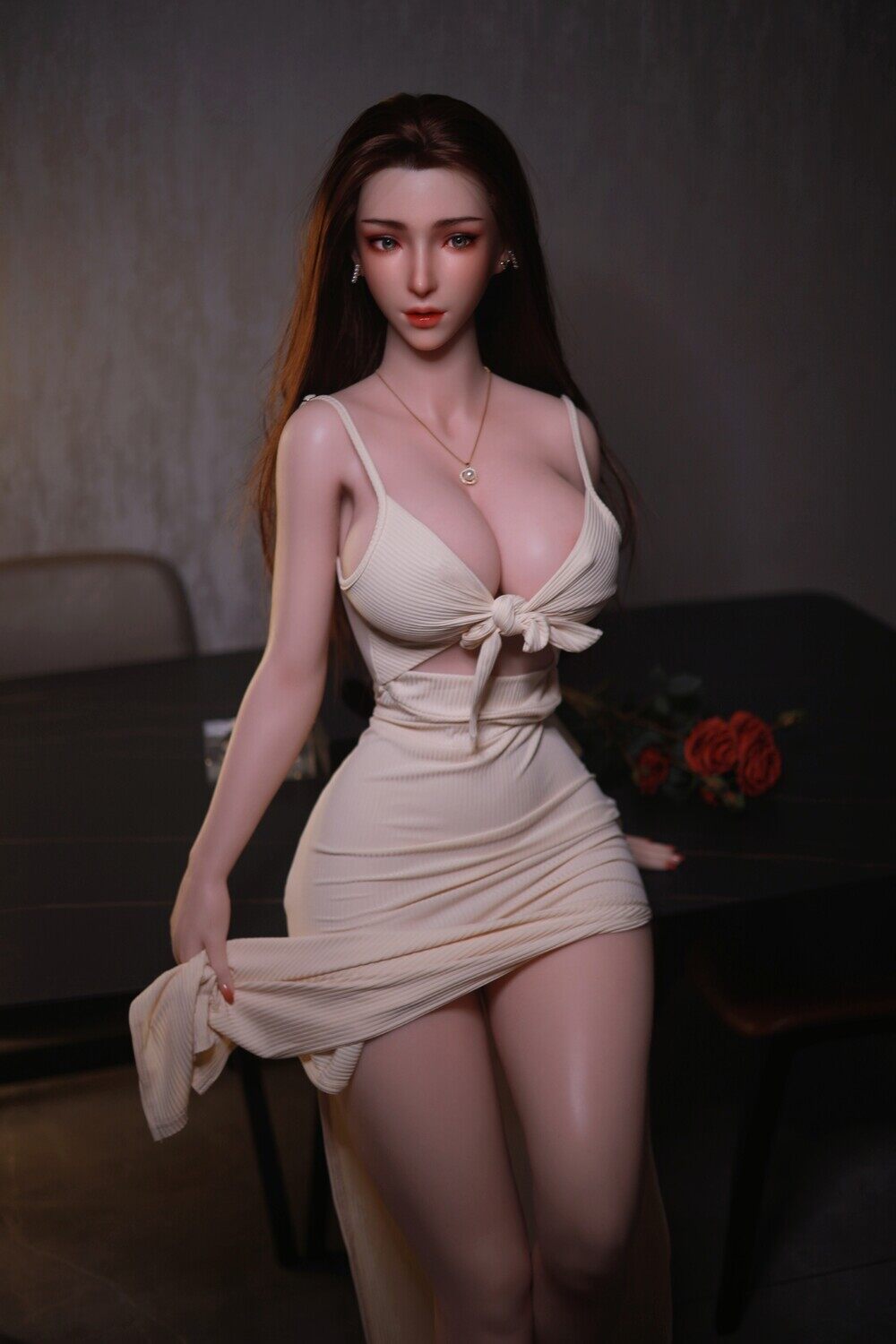 Anais-161cm(5ft3) JY Adult Doll G-Cup Normal Skin Tone Big Boobs Silicone Dolls image9