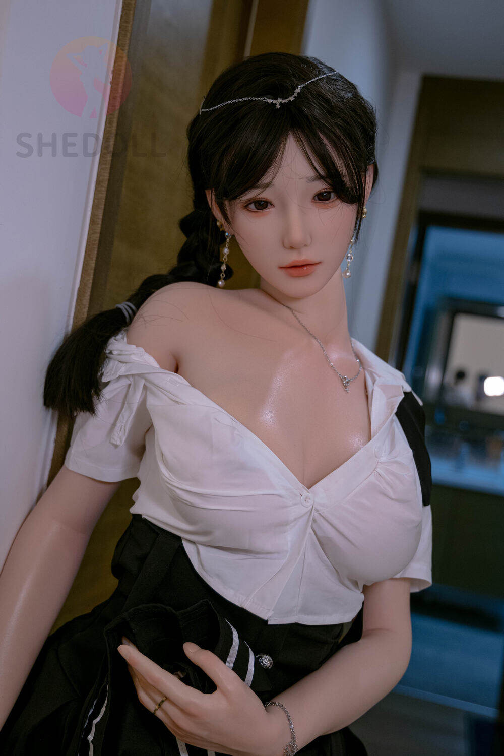 Jaymie 165cm(5ft5) E-Cup SHE MILF Style Gentle Considerate Silicone Sex Doll image11