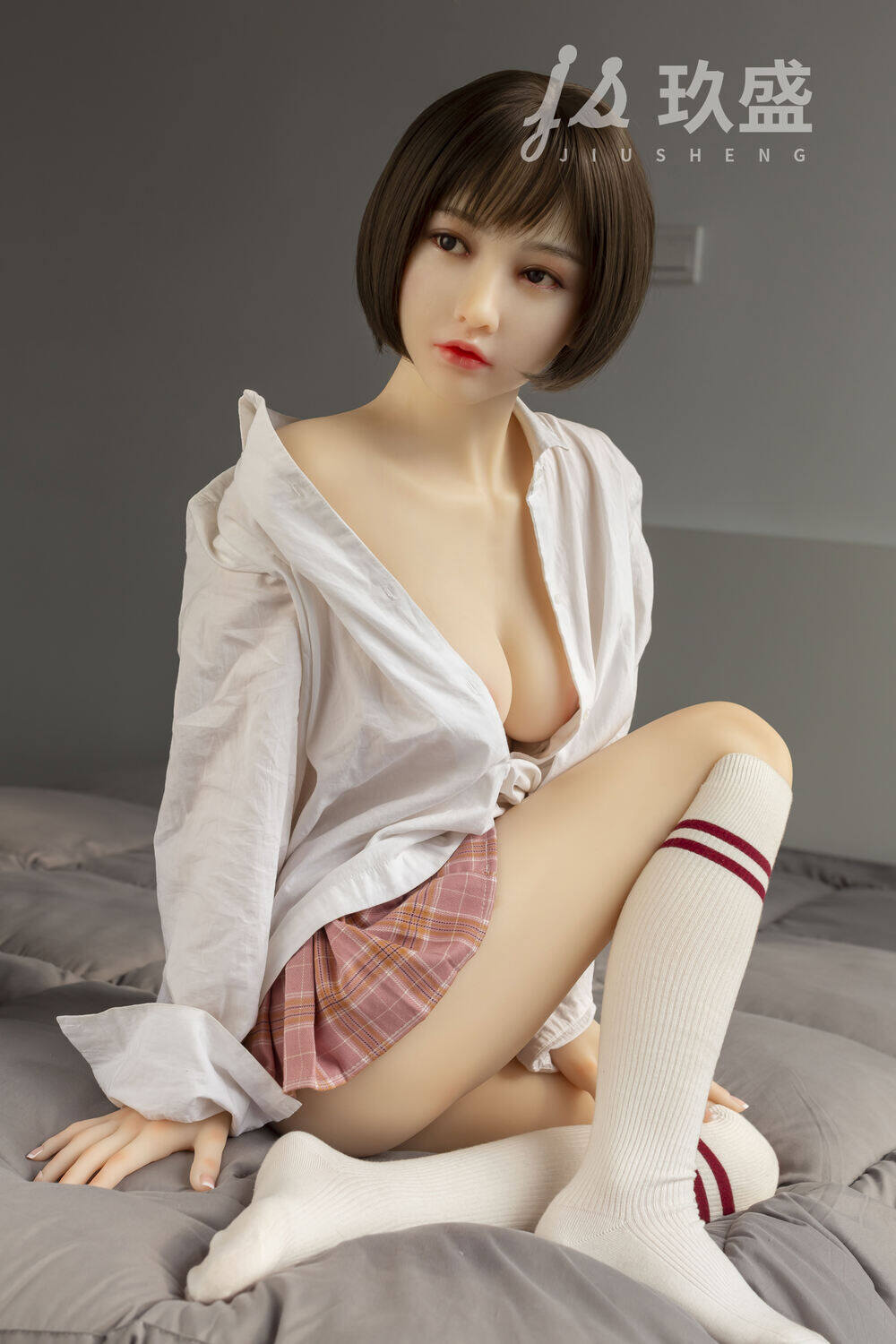 Arlene-150cm(4ft11) Jiusheng Adult Doll C-Cup Normal Skin Tone Big Boobs Silicone Head & TPE Body Dolls image16