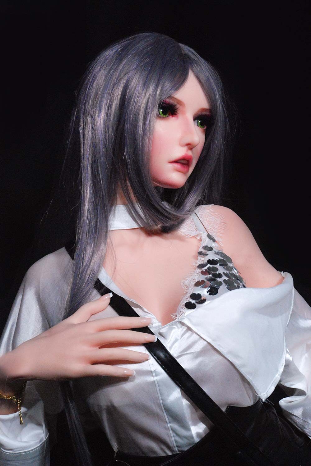 Aisley 150cm(4ft11) Optional Elsababe COSPLAY SEX DOLLS Style Gentle Considerate Silicone Sex Doll image4