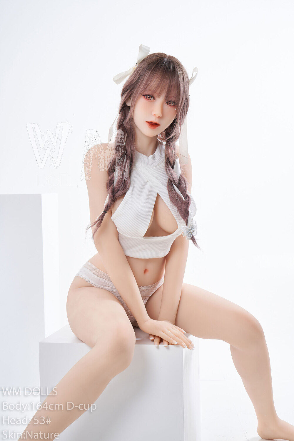 Chasity - 164cm(5ft5) WM Doll D-Cup White Skin With TPE Sex Dolls image20