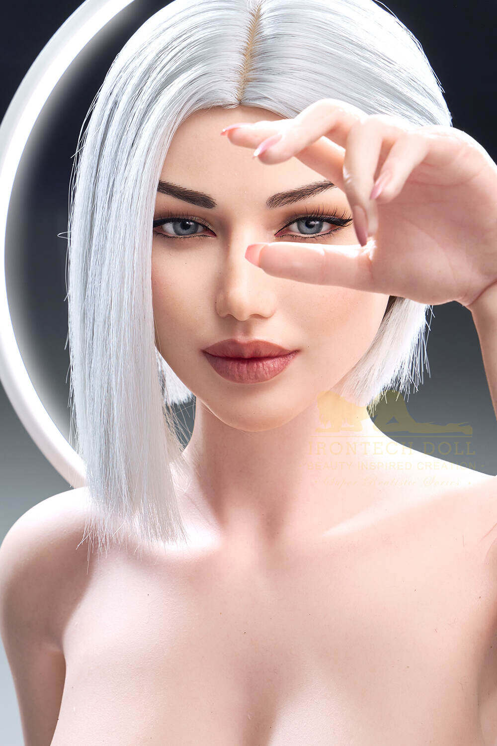 Alyse 159cm(5ft3) G-Cup Irontech Head Beautiful Large Breast Silicone Sex Doll image7