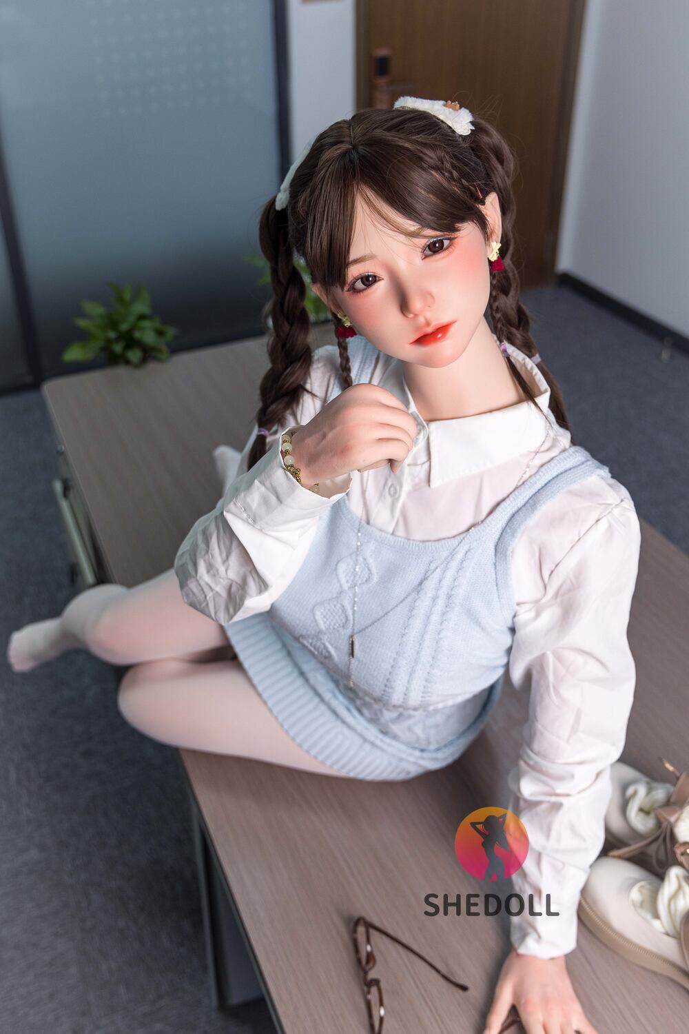 Michelle - Medium Breast 165cm(5ft5) E-Cup Pretty Thin Waist Silicone Head & TPE Body SHE Dolls image10