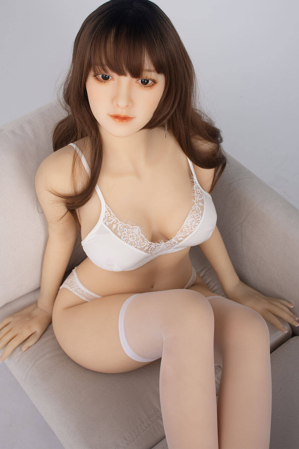 Mable 160cm(5ft3) G-Cup AXB TPE Head Simple Pungent TPE Sex Doll image14
