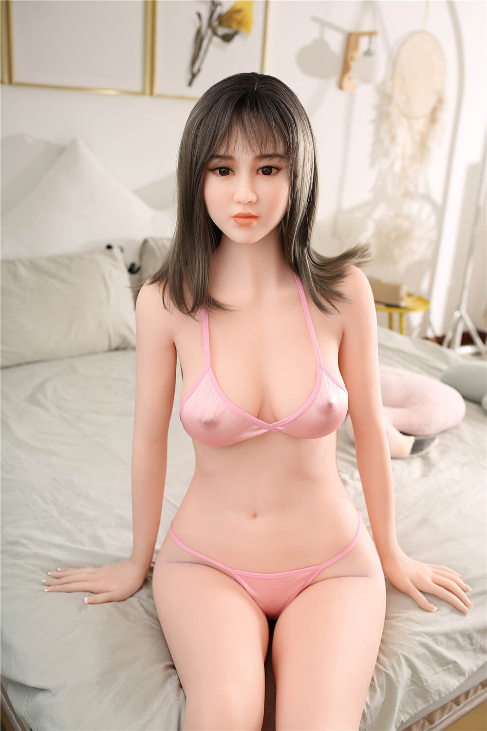 Gwendolyn 163cm(5ft4) E-Cup Irontech Head Beautiful Medium Breast TPE Sex Doll image2