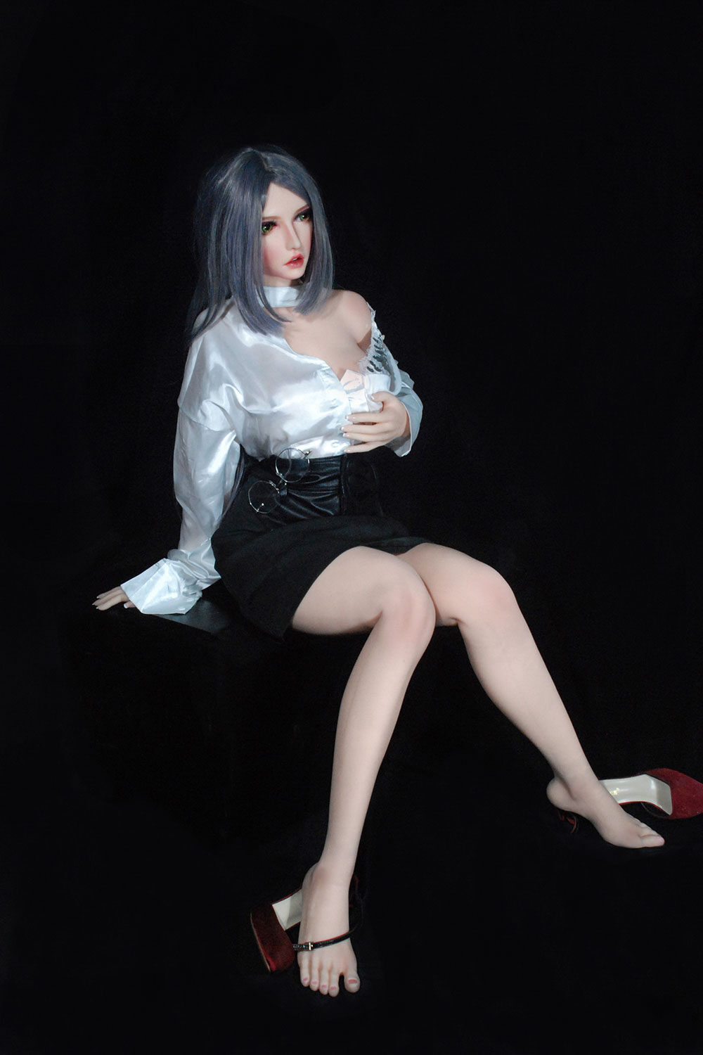 Aisley 150cm(4ft11) Optional Elsababe COSPLAY SEX DOLLS Style Gentle Considerate Silicone Sex Doll image9