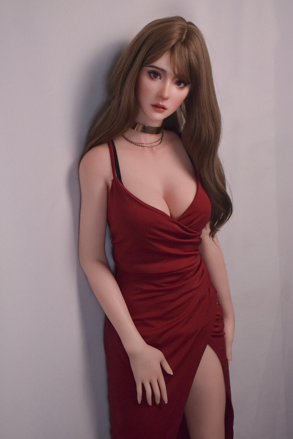 Crimson 165cm(5ft5) Optional Silicone Head All Silicone Sexy Silicone Sex Doll image2