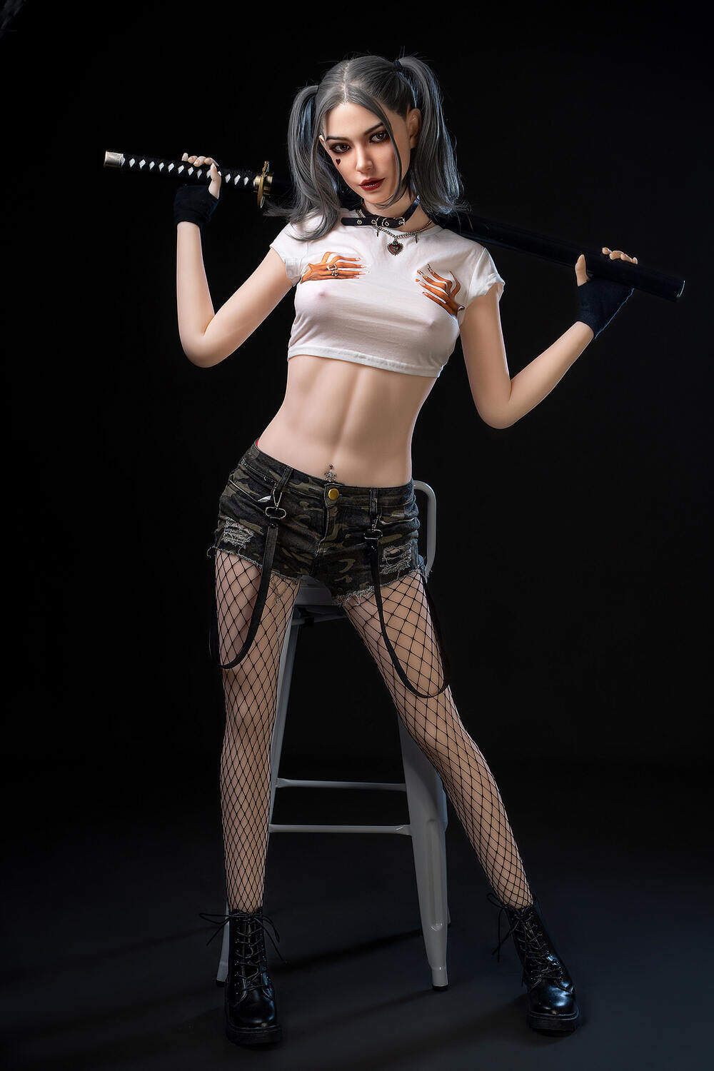Carolynn - Medium Breast Pretty 173cm(5ft8) C-Cup Thin Waist Silicone Head & TPE Body Rosretty Dolls (US In Stock) image15