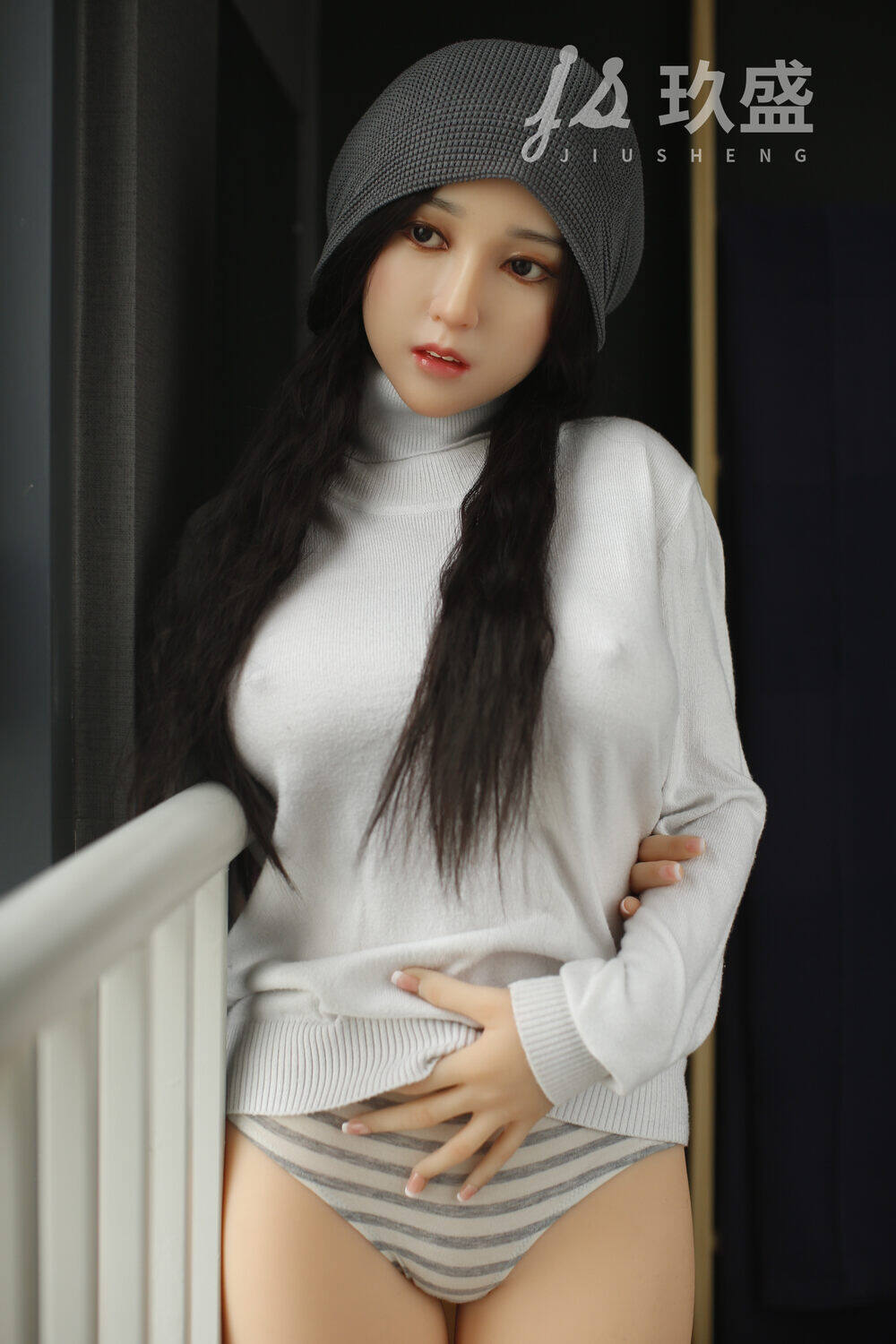 Kayla 150cm(4ft11) D-Cup Intellectual Silicone Head & TPE Body Jiusheng Sex Real Doll image7