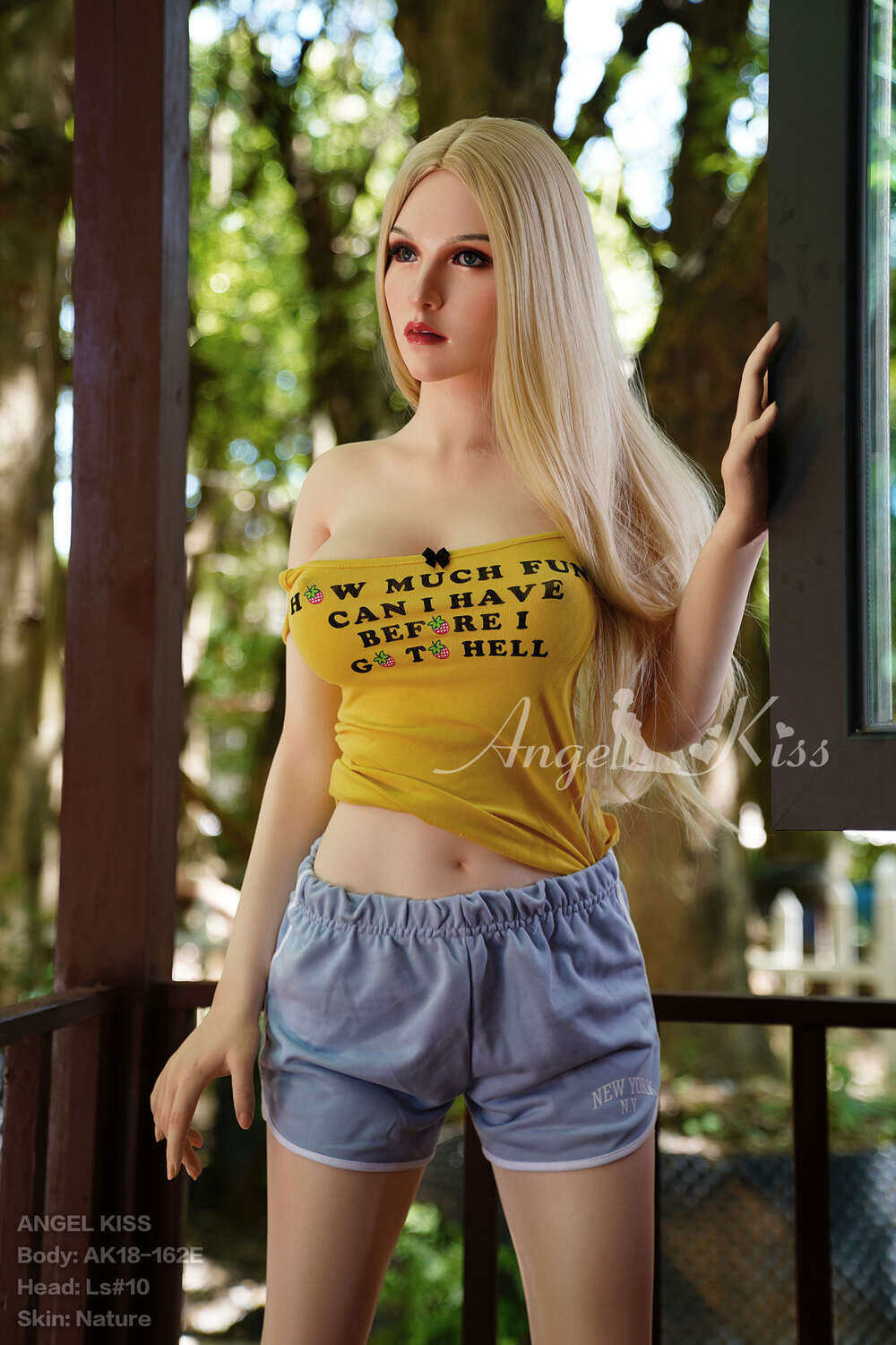 Guendolen - 162cm(5ft4) Angelkiss Dolls E-Cup White With Silicone Sex Doll image10