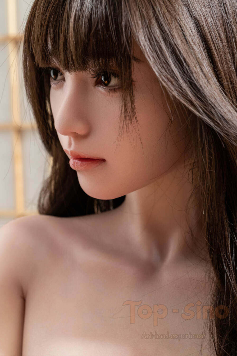 Pretty Silicone Head 164cm(5ft5) Lillie Of The Sexy White Skin Sino Doll image3