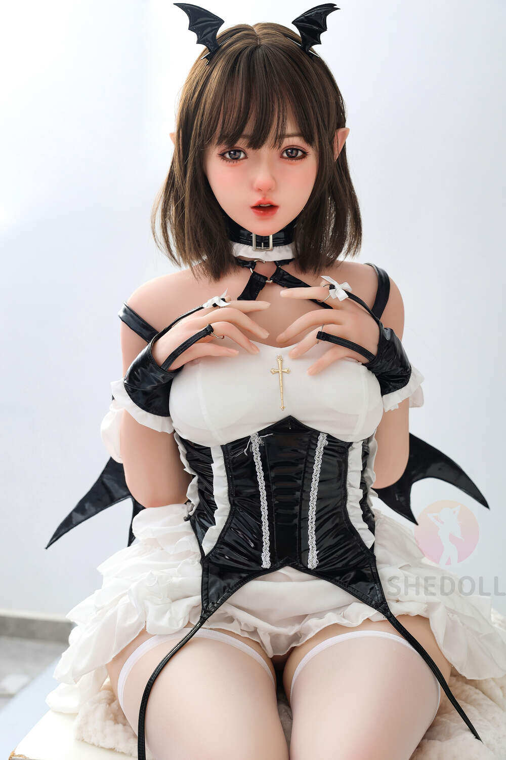 Brooklin - 150cm(4ft11) Small Breast Full Silicone Head White Skin SHE Doll image1