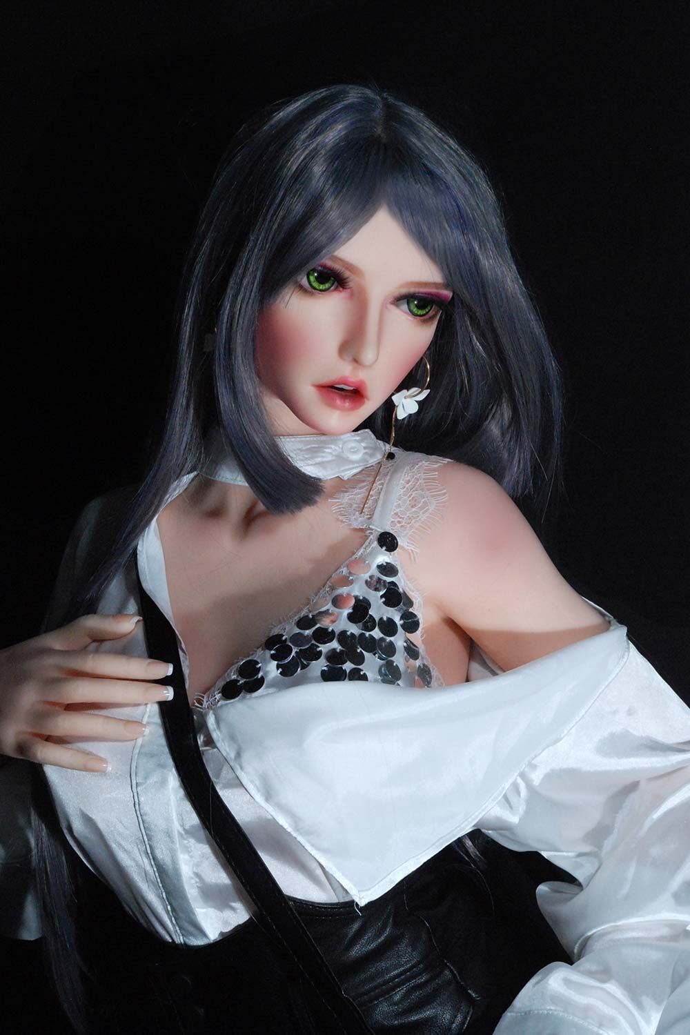 Aisley 150cm(4ft11) Optional Elsababe COSPLAY SEX DOLLS Style Gentle Considerate Silicone Sex Doll image2