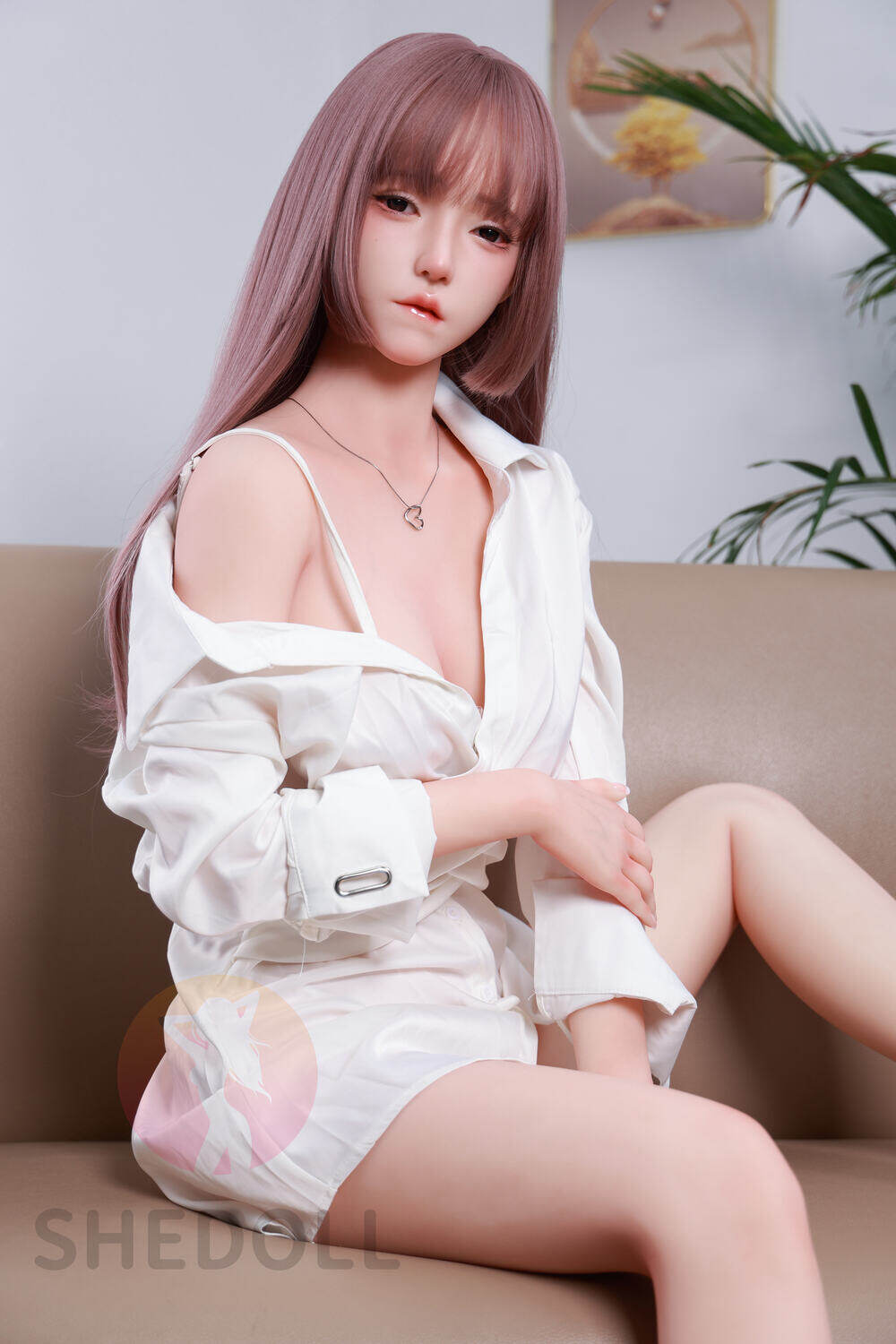 Charley 158cm(5ft2) C-Cup Intellectual Silicone SHE Sex Real Doll image2