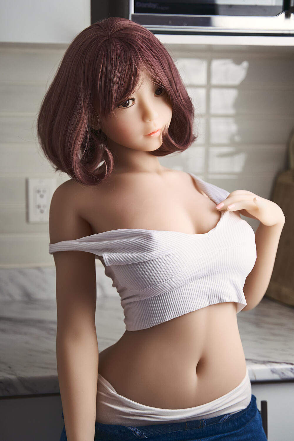 Mariajose - Piper Doll 160cm(5ft3) G-cup Sex Dolls Tanned Skin Medium Breast image9