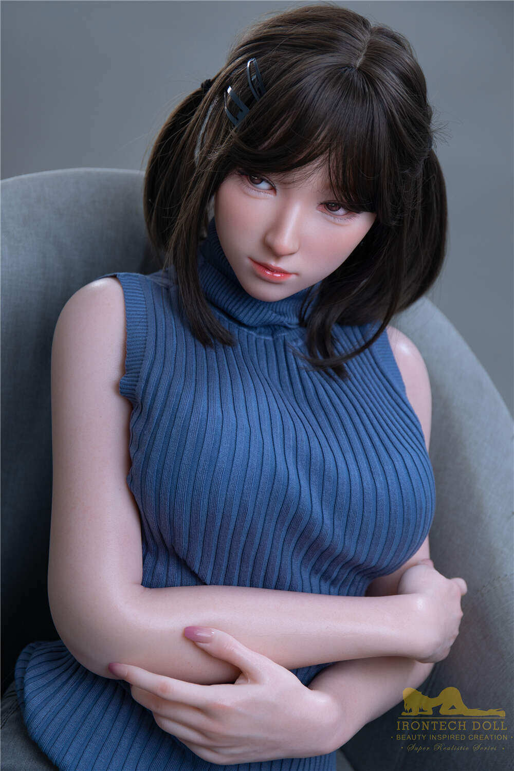 Elvine - 166cm(5ft5) Irontech Doll White Skin D-Cup Best Sex Dolls image9