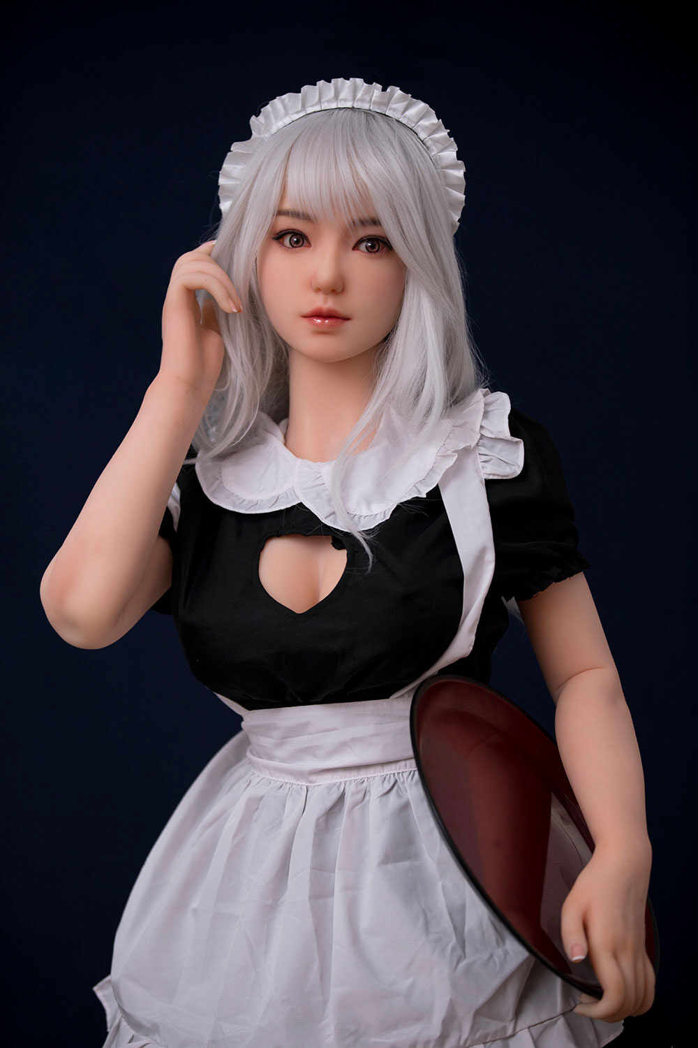 Kate - 162cm(5ft4) Big Chest Full Silicone Head Sino Doll image6