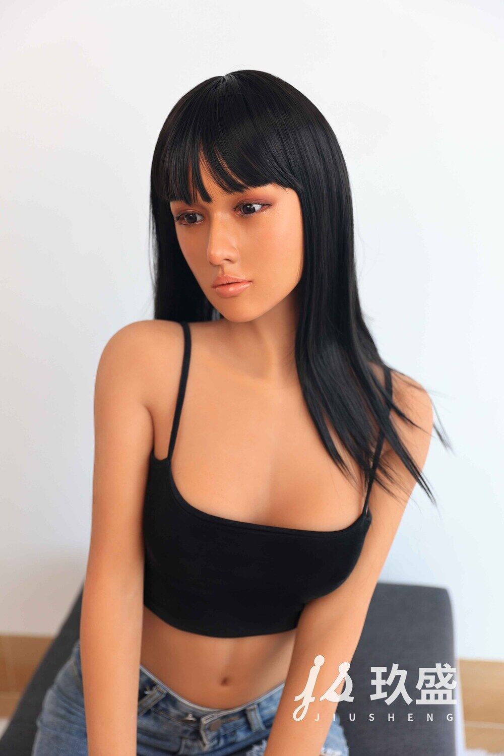 Leontyne - 163cm(5ft4) Medium Breast Full Silicone Head & TPE Body Head Jiusheng Doll image12