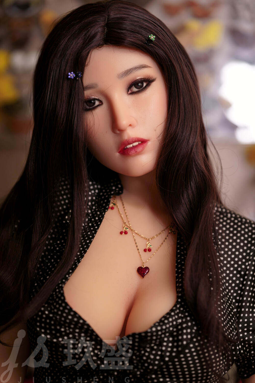 Joann-150cm(4ft11) Jiusheng Adult Doll D-Cup Normal Skin Tone Big Boobs Silicone Head & TPE Body Dolls image10