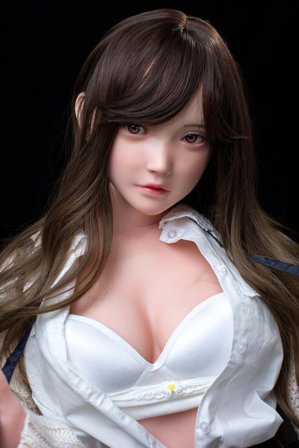 Alexa 148cm(4ft10) C-Cup FU Japanese Style Gentle Considerate Silicone Sex Doll image5