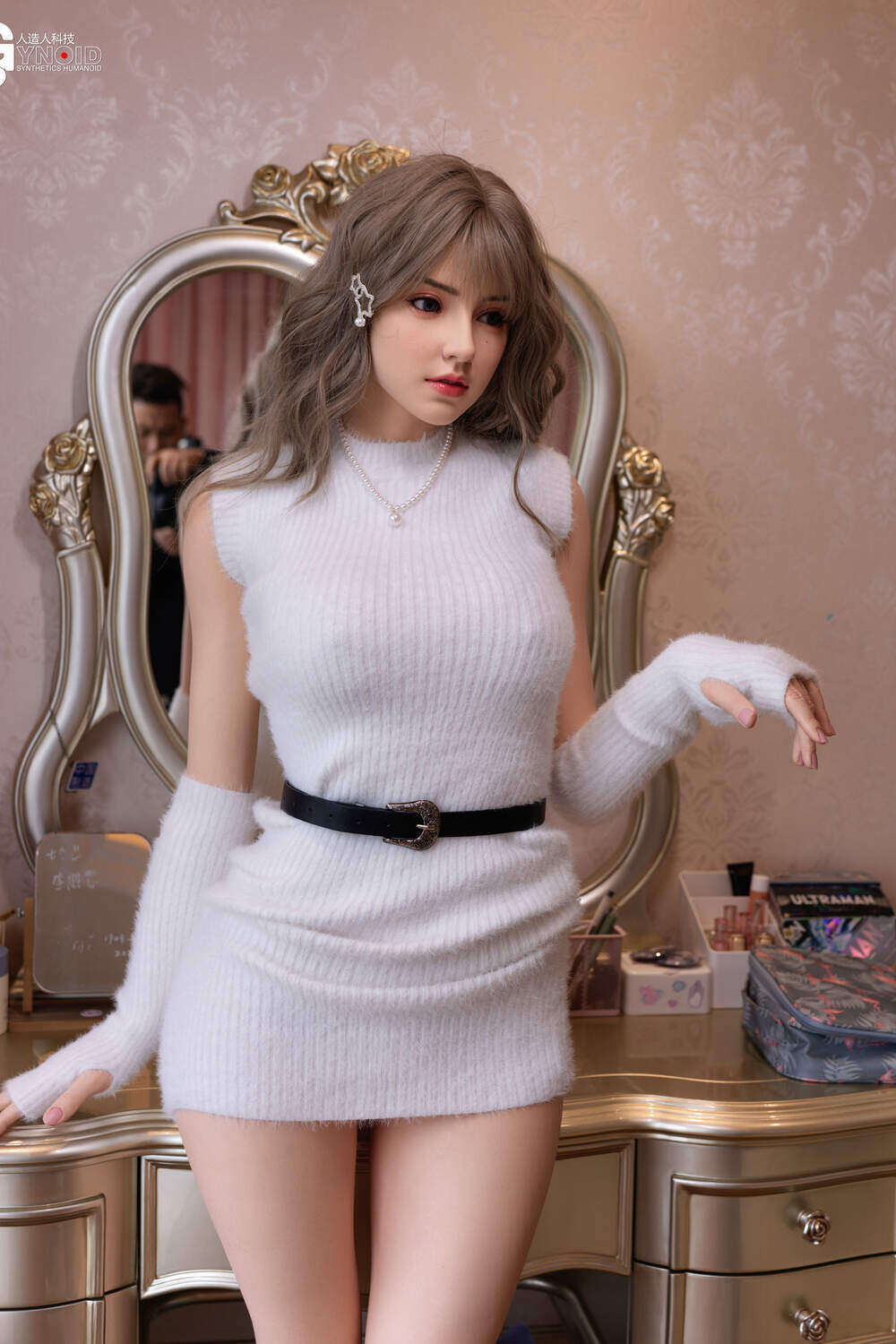 Britain 163cm(5ft4) E-Cup Gynoid Head Nature Skin Silicone Sex Doll image5