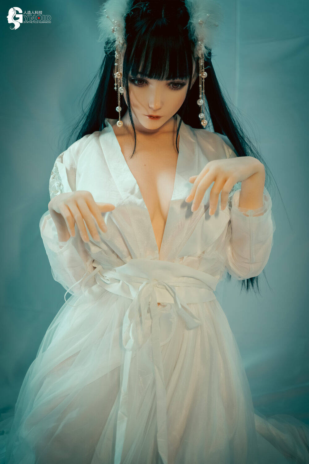 Ilde - 160cm(5ft3) Medium Breast Full Silicone Head Gynoid Doll image9