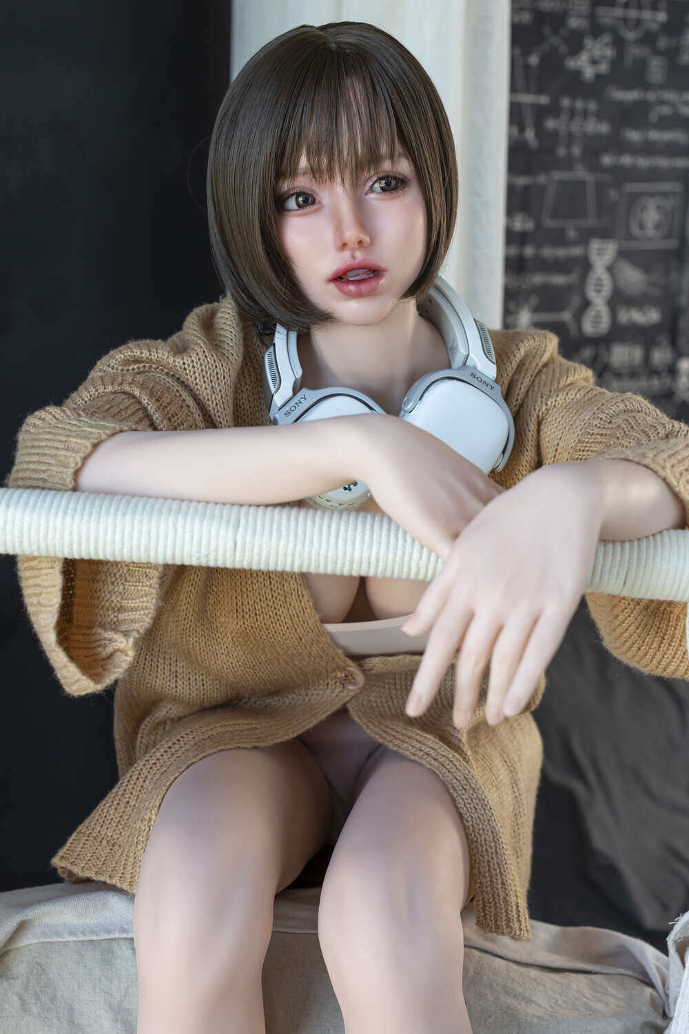 Kloe - 158cm(5ft2) Medium Breast Full Silicone Head Sanhui Doll image11