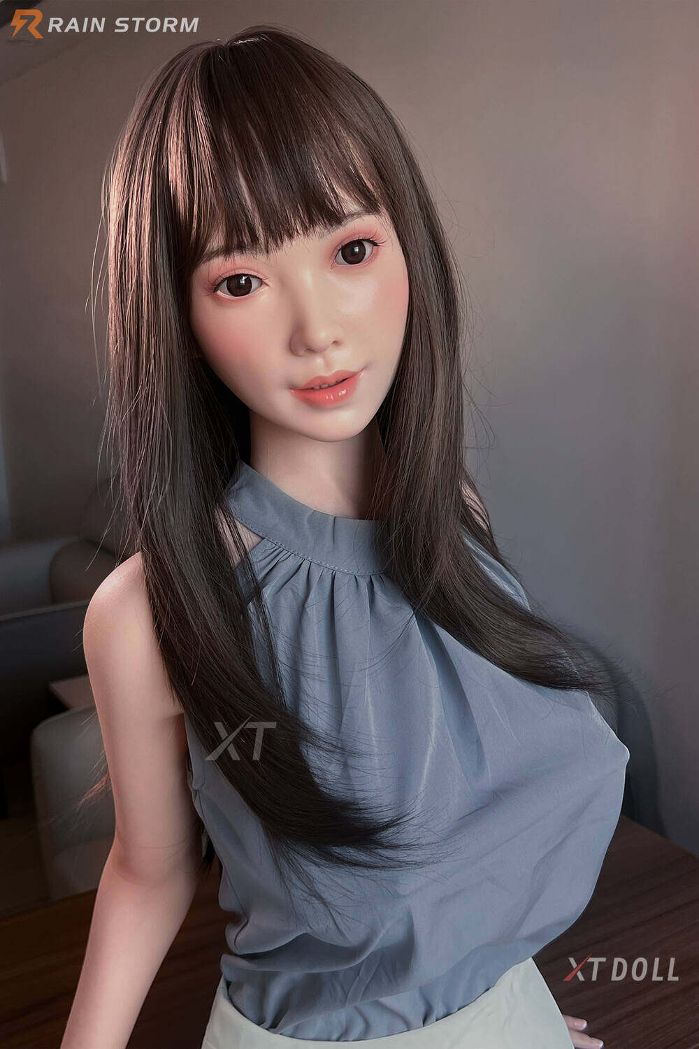 Pretty Silicone Head 163cm(5ft4) Khloey Of The Sexy White Skin XT Doll image10