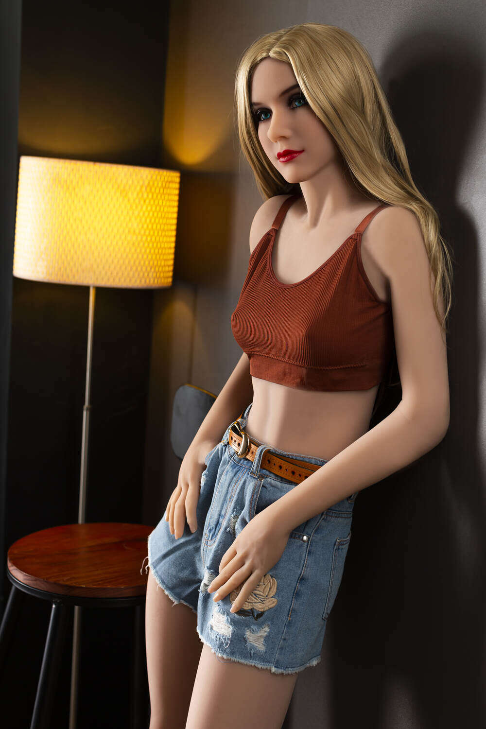 Seductive Big Eyes A-Cup Ayvah Playful TPE 166cm(5ft5) Adult Love Doll (US In Stock) image5
