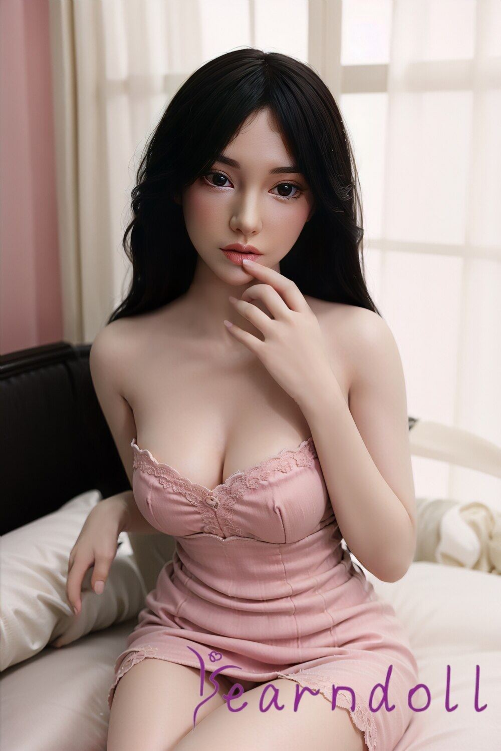158cm(5ft2) E-Cup Silicone Head Britton Facial Makeup Jelly Chest Yearndoll Doll image5