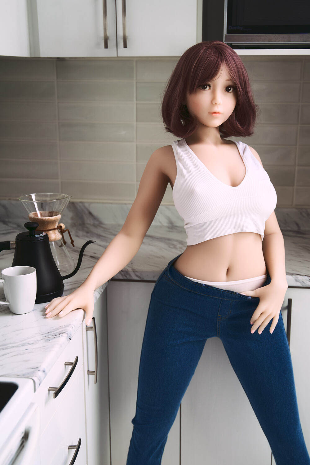 Mariajose - Piper Doll 160cm(5ft3) G-cup Sex Dolls Tanned Skin Medium Breast image8