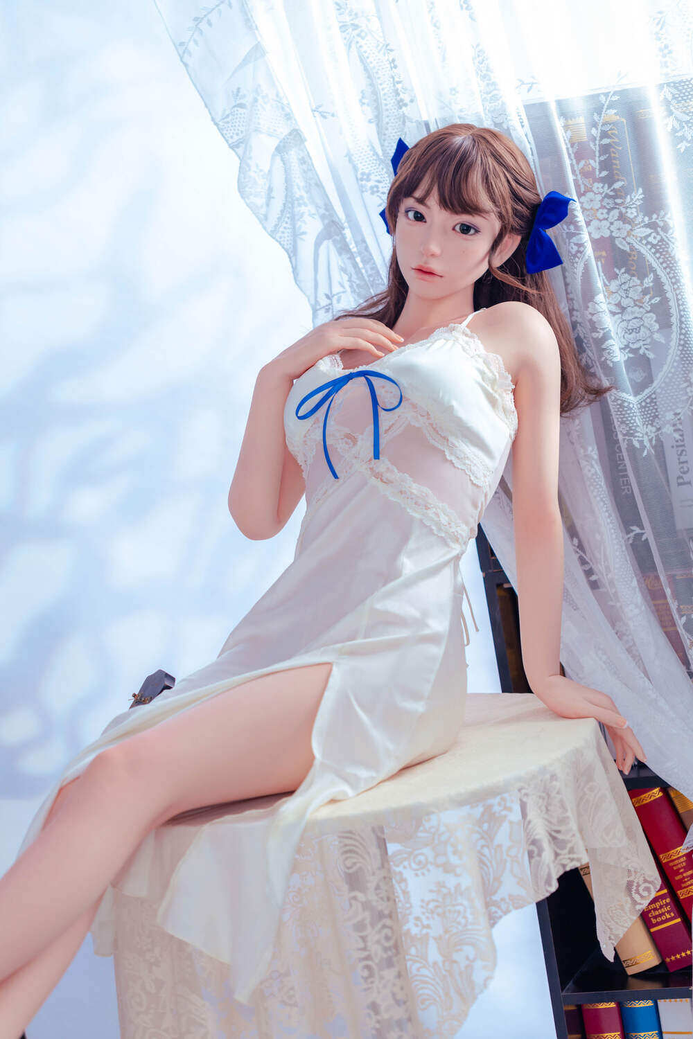 Mattison - 158cm(5ft2) FU Doll C-Cup White Skin With Silicone Head & TPE Body Sex Dolls image11