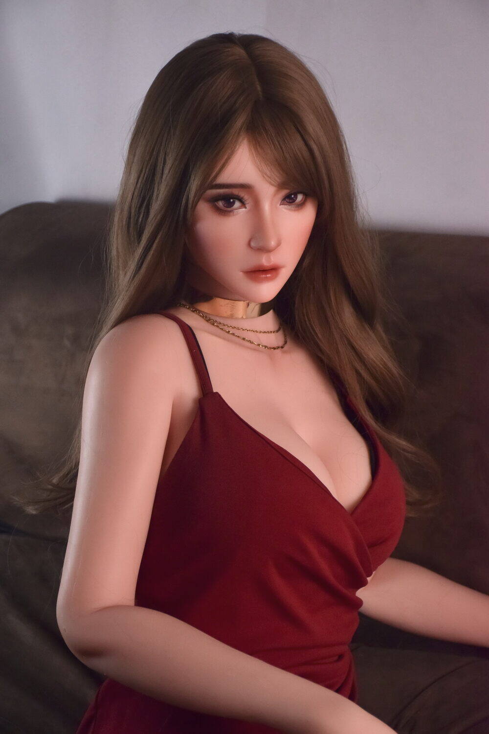 Crimson 165cm(5ft5) Optional Silicone Head All Silicone Sexy Silicone Sex Doll image5