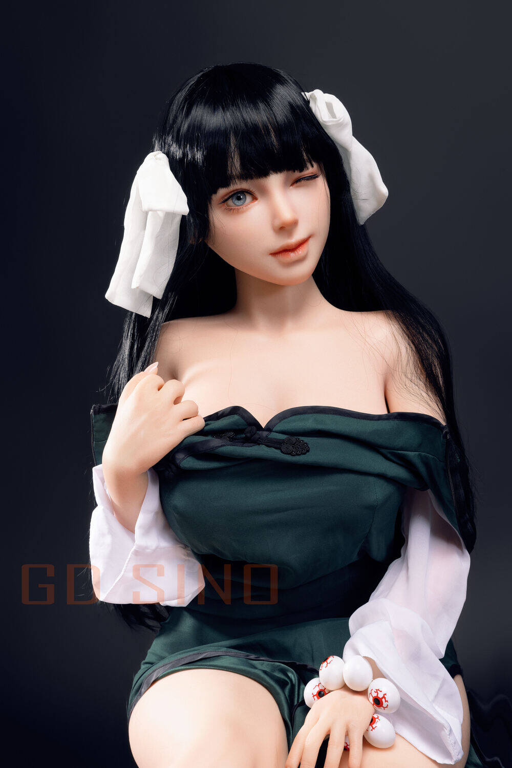 Janie - 166cm(5ft5) Large Breast Full Silicone Head Sino Doll image4