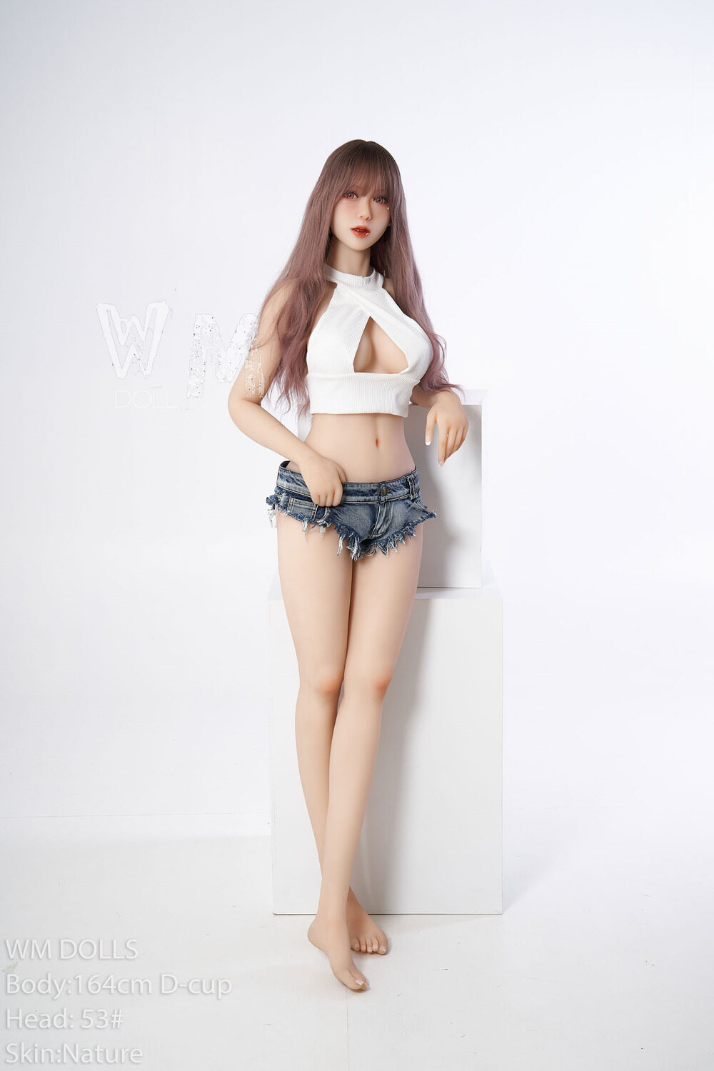 Chasity - 164cm(5ft5) WM Doll D-Cup White Skin With TPE Sex Dolls image21