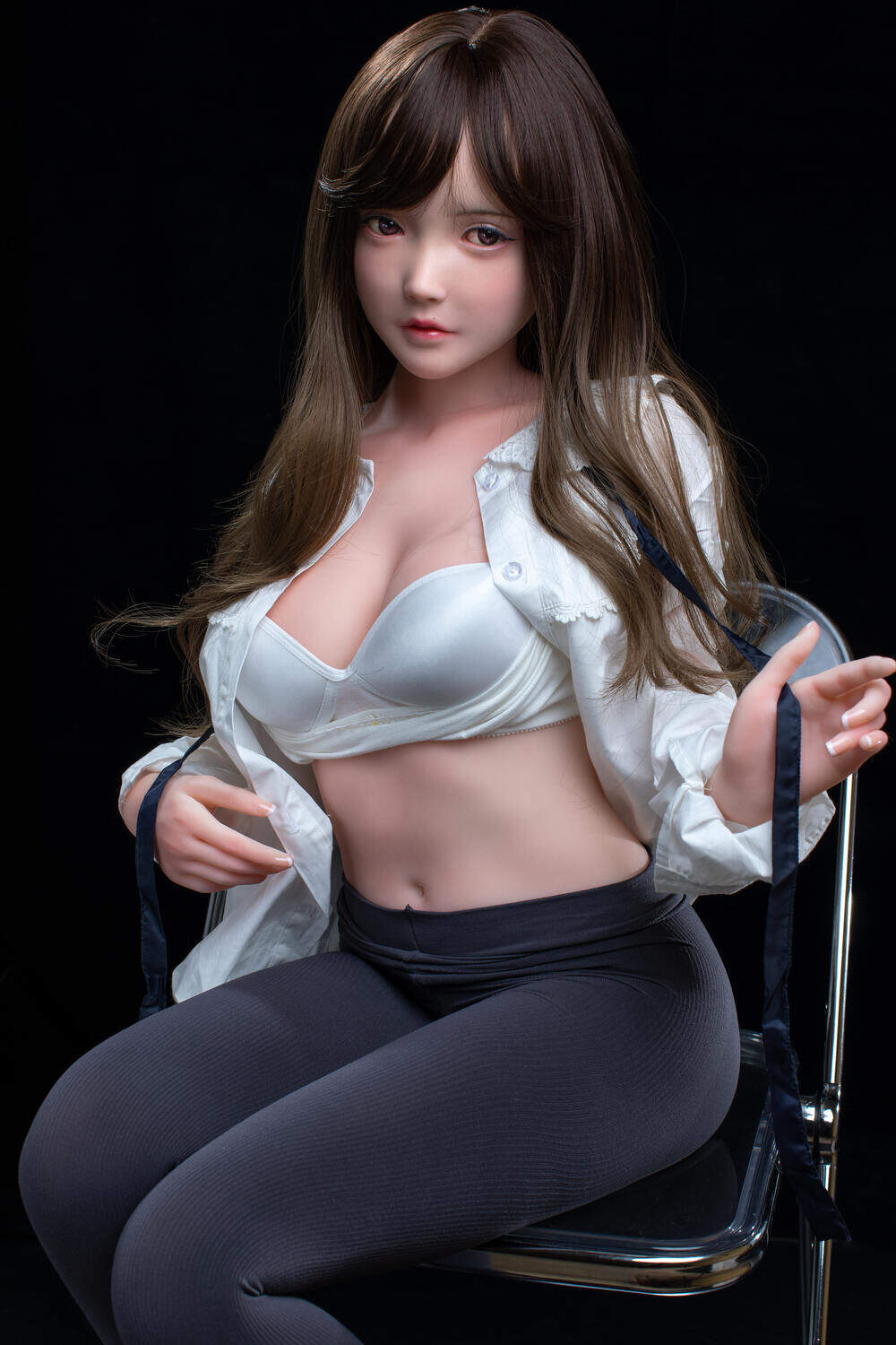 Alexa 148cm(4ft10) C-Cup FU Japanese Style Gentle Considerate Silicone Sex Doll image1