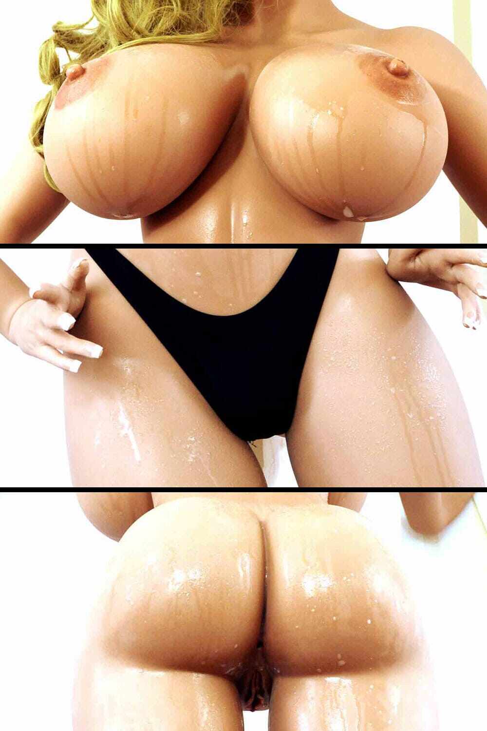 Jeneen - 170cm(5ft7) Huge Breast Full TPE Head White Skin WM Doll image2