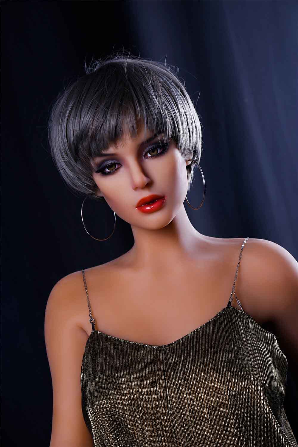 170cm(5ft7) F-Cup TPE Head Makeup Erika Chest Qita Doll image1