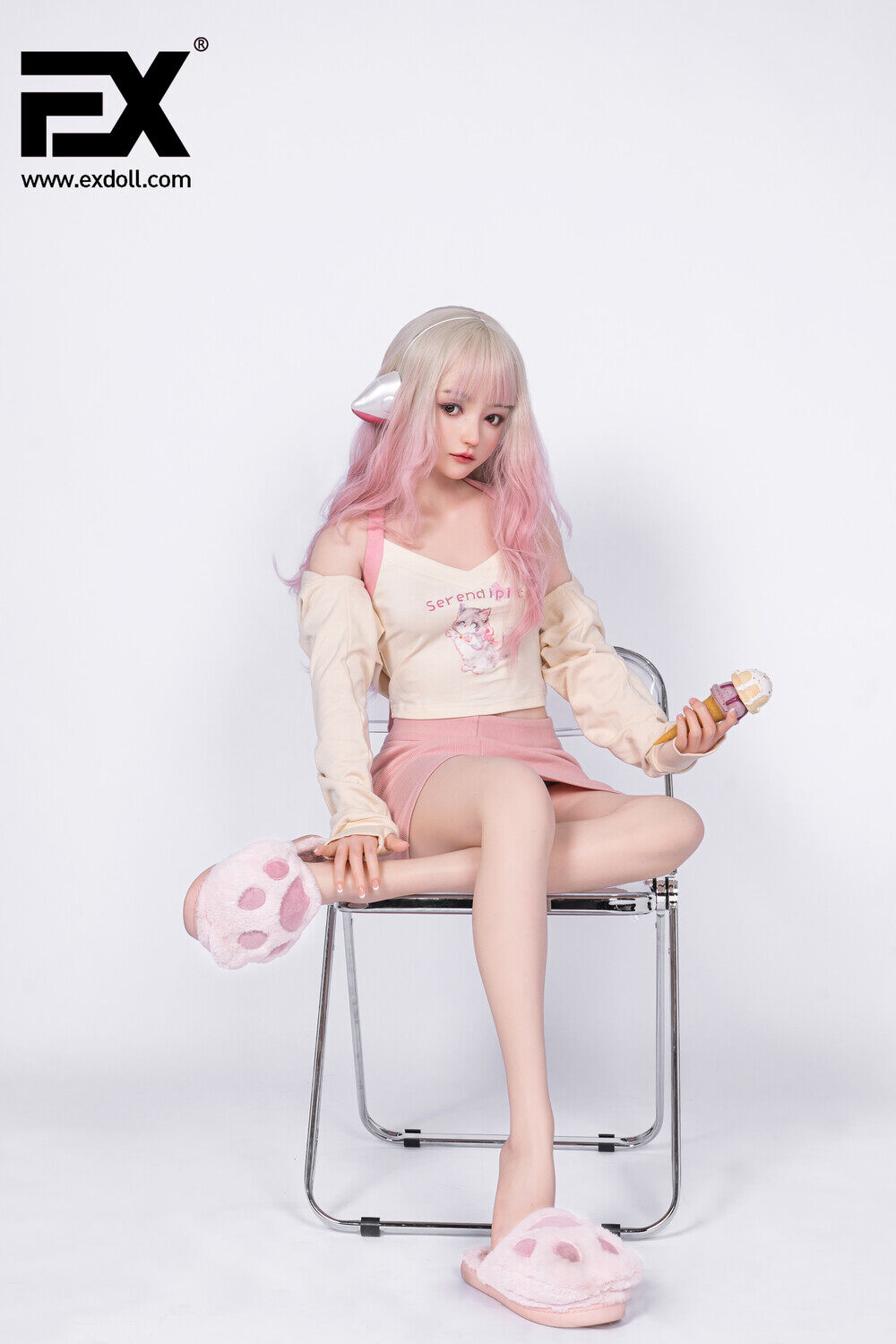 Kenleigh - 155cm(5ft1) A-Cup DS / EX Love Dolls White Skin Big Ass Sex Doll image9